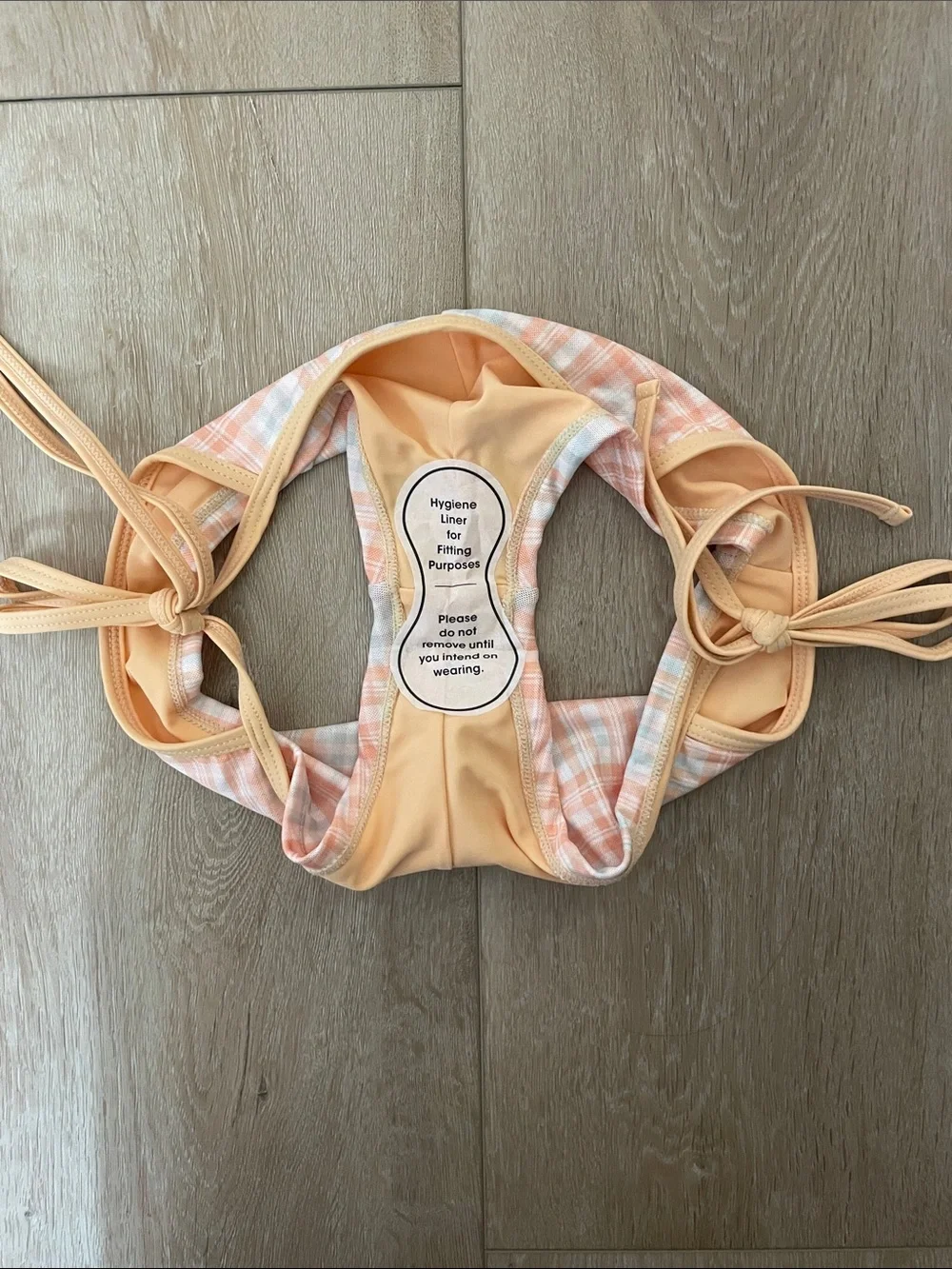 Orange yellowish tankini